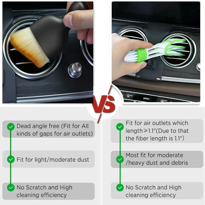 Kit de 6 cepillos de detailing para coche